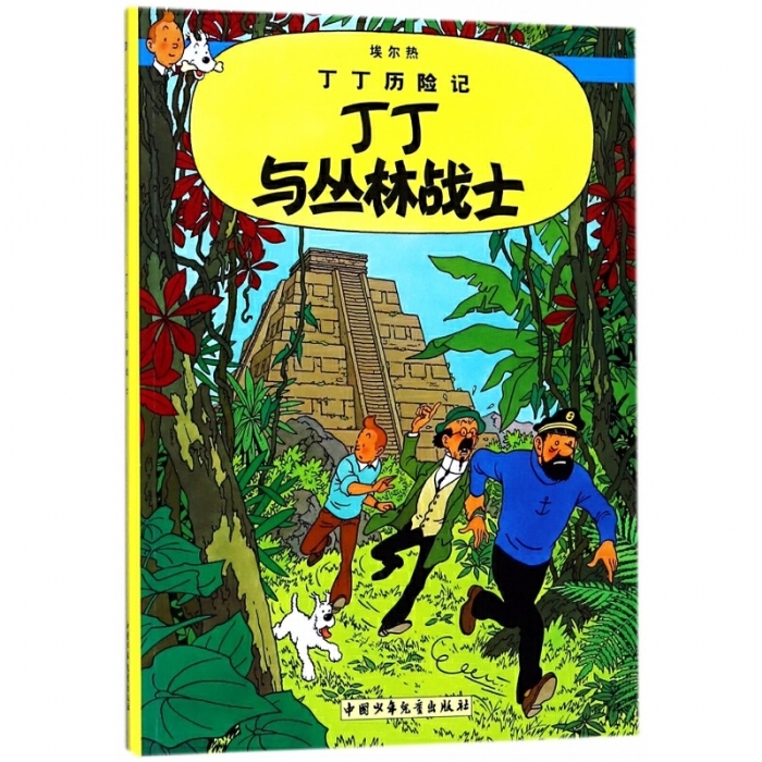 丁丁与丛林战士 - 封面